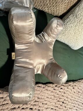 Silky Champagne Starfish Shaped Pillow